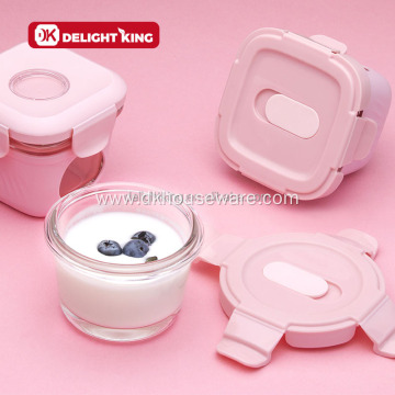 Leak Proof Baby Mini Glass Storage Food Container